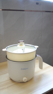 Dreepor 1.8L Rice Cooker Small With steamer Multi-function Electric Cooker Electric Hot Pot Cooker non-stick Liner Mini rice cooker Upgrade