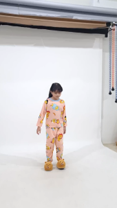 Kiminori MIRI.PP Setelan Baju Tidur Anak Perempuan Lengan Panjang