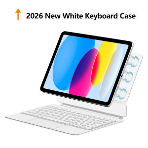 2026 New Smart Magic Keyboard For iPad A16 11th 10th Generation 11" 10.9" Magnetic Case Multi-Touch Trackpad Backlight Keyboard