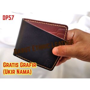 Dompet Kulit Pendek Pria Pull Up Premium Full Kulit Garut Handmade (DP57)