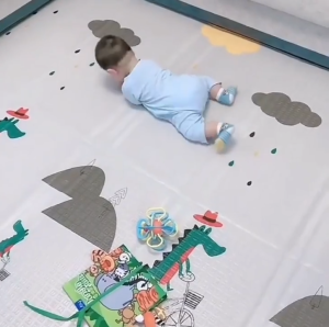 Playmat Bayi Karpet Lipat Playmate Bayi Tikar Alas Matras Bayi Foam Karakter 180x200