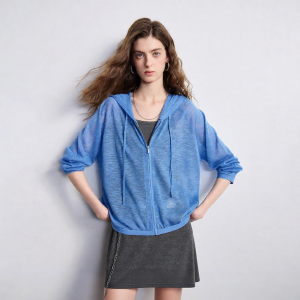 Toyouth | Áo Cardigan Mỏng Dễ Dàng Có Mũ Trùm Đầu Cho Mùa Hè