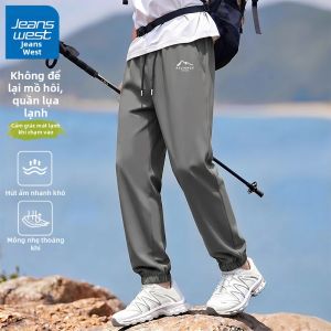 Jeanswest | Quần Dài Ống Thẳng Lụa Ice Silk Thoáng Khí Nhanh Khô Mỏng Mùa Hè Cho Nam