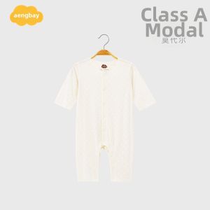 Aengbay | Summer Light Modal Long Sleeve Jumpsuit