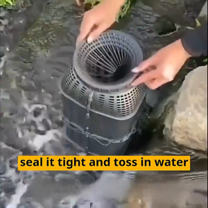Fishing Trap lobster shrimp Eel Fish net big fish catcher Loach fish Cage Reusable Not easy break Fishing artifact Suitable For Big Fish Repairable fish catcher Plastic Container 8 Holes Crab trap cage fishing rod hard case Bait Catching Loach Tool