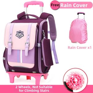 KABUYOUSI | Waterproof Rolling School Bag