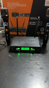 NEW JBL Harman VM-8000 Professional Dual Wireless Handheld Microphone With Rechargerable Battery For Karaoke