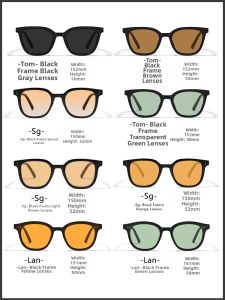 AIKENI | Black Frame Sunset Brown Stylish UV Protection Sunglasses With Prescription