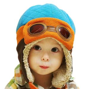 T.I - Topi Kupluk Anak Laki Perempuan Pilot Pororo Beanie Hat Import