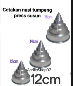 CETAKAN LOYANG TUMPENG SUSUN 3/4.CETAKAN LOYANG CANDY CANDY FULL PRES ALMUNIUM