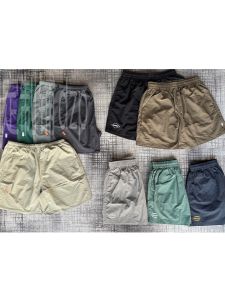 Madness Mdns Mens Waterproof Nylon Shorts Trendy Woven Loose Fit Sporty Summer Casual Pants Quick Dry Workwear Style