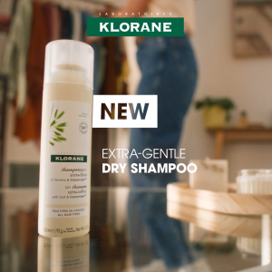 Klorane Oat & Ceramide Ultra Gentle Dry Shampoo 150ml | For all hair types