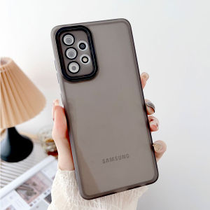 Matte Shockproof Soft TPU Phone Case For Samsung Galaxy S25 S24 S23 S20 S21 S22 FE Plus Ultra Camera Protection Transparent Silicone Cover Casing