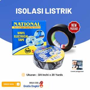 Isolasi Listrik / Isolasi Kabel National New Packaging