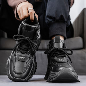 Mens High Top Casual Shoes Autumn New Style Versatile Sports Sneakers for Teenagers And University Students Comfortable Anti-Slip Wear-Resistant