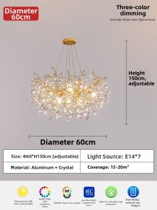 Modern Luxurious Creative Branch Chandelier