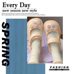 LEAShop งานเข้าใหม่พร้อมจัดส่ง รองเท้าหัวโตรัดส้นแฟชั่น งานปัง ทรงน่ารักมากรุ่นนี้ พร้อมส่งถึง 4 สีให้เลือก บอกเลยว่าตัวรองเท้าแมทช์ง่าย สามารถสวมใส่ได้ทุกโอกาส ใครกำลังมองหารองเท้าดีๆขอแนะนำเลย