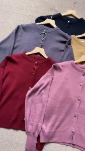 STARLA CARDIGAN RAJUT /BASIC CARDIGAN KOREAN STYLE / OUTER INARA KANCING GOLD / CARDIGAN WANITA