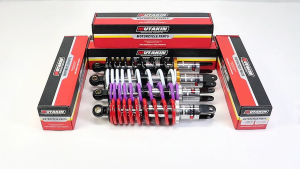 1Pair/Pcs--MUTAKIN Modified Rear Shock Absorber For NMAX V1 AEROX V1 V2/MIO/CLICK125/150/BEAT CARB/FI/SKYDRIVER【275/295/305/330MM】