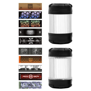 【Hospor】Portable Tent Lamp 1000mAh Rotable Camping Lantern Long Lasting Magnetic Atmosphere Lantern for Outdoor Camping Hiking