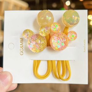 2/12pcs Cute Mickey Minnie Elastic Hair Strap Daily Activities Wear Gifts Cartoon Hair Circles Braided Headband Hair Accessory