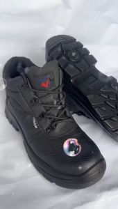 SIRIM DOSH Steel toe safety shoes boots high cut 7218 Picasaf/Leather modern big small size/Kasut keselamatan/安全鞋劳保鞋