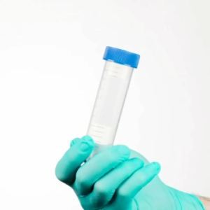 100Pcs 15ML Centrifuge Tube Conical Buttom With Graduation Level Color Blue Cap