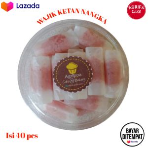 Wajik Ketan nangka khas bandung oleh oleh bandung kemasan toples isi 40 pcs