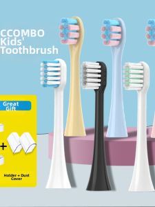 Soft Bristle Electric Toothbrush Head for Kids Colorful Magic Ears Small Octopus Design Replacement Brush Head for Infant