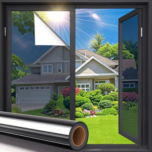 Self-Adhesive Sun Protection Mirror Film Indoor Window Protection Film Heat Insulation Sunshade Film Office And Home Window Film