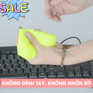 [HCM]Hộp 200g Gel vệ sinh bàn phím làm sạch bụi bẩn máy tính laptop nội thất ô tô trọng lượng -Hesede
