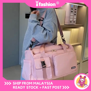 iFASHION 2296 Premium Quality Multifunction Travel Bag Gym Backpack with Shoe Compartment Beg Perjalanan