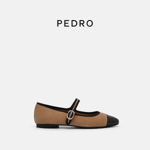 Pedro | Giày Da Cừu Mùa Thu Elegance Phong Cách Pháp Mary Jane