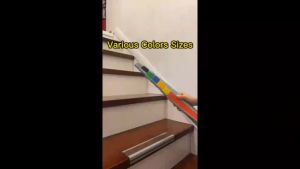 8/24FT L-type PVC Rubber Stair Nosing Self-Adhesive Anti Slip Stair Rubber Nosing Stair Anti-Slip Adhesive Strip