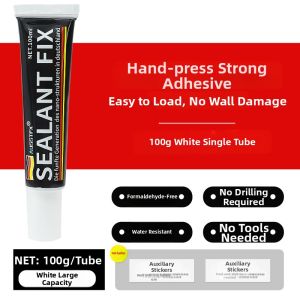 High-Strength No-Drill Adhesive for Walls Tiles and Metal Racks