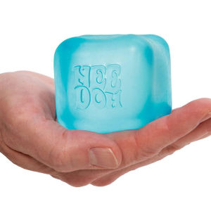 Schylling Needoh Nice Cube Sensory Fidget Toy Stress Relief Squishy Squeeze Anti-Anxiety Focus Calm Toy For Kids Adults ADHD