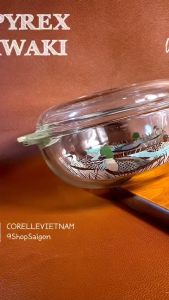 [Hiếm] PYREX USA - Wild Fowl - 01 Nồi Thuỷ Tinh Thượng Hạng Chịu Sốc Nhiệt 23.5cm