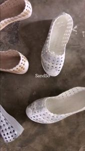 SandSo - 1518 PTY Shoes Sepatu Sandal Sendal Wanita Slip On Slipper Empuk Karet Sendal Perempuan Flat Teplek Flip Flop Flipper Slide Jelly Slop Selop Plain Polos Casual Kasual Lentur Empuk Rumah Kantor Kerja Kamar Mandi Anti Slip Air Pantai Indoor Outdoor