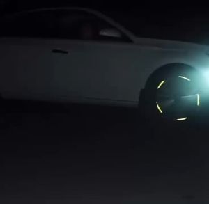 20 Pcs Reflective Wheel Sticker Diamond Reflective Wheel Rim Wheel Hub Set Stickers For Car Motorcycle Folding Bike Motor Accessories Stickers P277