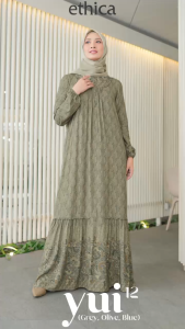 YUI 12 GAMIS KEKINIAN TERBARU BY ETHICA SIMPEL KEKINIAN COCOK UNTUK DAILY CASUAL OUTFIT