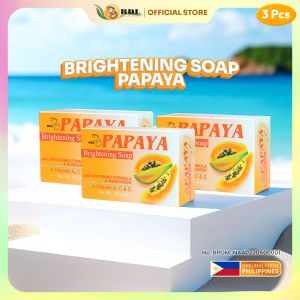 3PCS -RDL Papaya Soap Sabun Papaya Brightening Soap