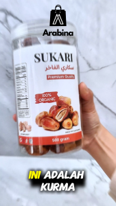 Arabina Kurma Sukari 100% Sukkari Legit Lembut Premium