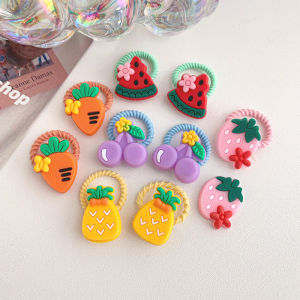 Pet Hair Ties for Yorkie Bichon Frise and Maltese With Fruit and Flower Designs