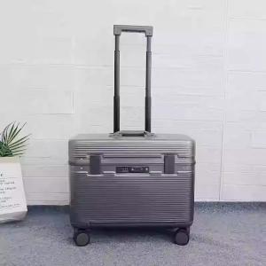 Aluminum Frame Luggage Suitcase 20 Inch Flip Cover Photography Small Pull Rod Tool Box Travel Suitcase Leather Box for Men And Women