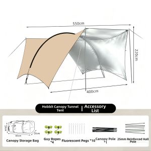 Portable Large Canopy Sun Protection Dome Tent