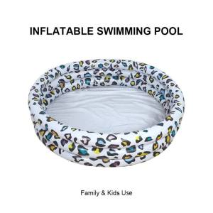 Leopard Pattern Inflatable Childrens Sand Pool Outdoor Pool Indoor Ocean Ball Pool Baby Paddling Pool Pvc Swimming Pool