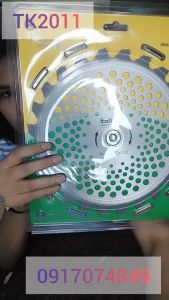 TK20 ใบมีดตัดหญ้า ใบเลื่อยตัดหญ้า ใบเลื่อยวงเดือนตัดหญ้า ตัดหญ้า 10นิ้ว 24ฟัน คุณภาพดี ราคาถูก รุ่นเหล็กสปริง