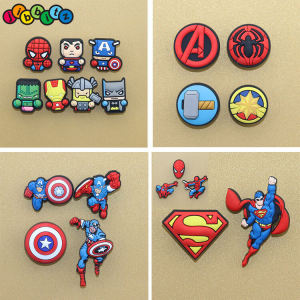 Cross Shoe Buckle & Children's Shoe Decorations: Carol Star Captain Spider-Man Educational Toys