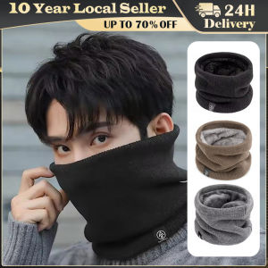 Neck Gaiter for Men Women Thermal Thick Warm Fleece Lined Neck Warmer Windproof Ski Face Mask Cold Weather Winter Neck Warmer