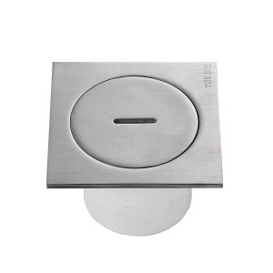 Winnereco 4 Inch Thickened Stainless Steel Shower Drain Drain Strainer Floor Drain for Bathroom Toilet Balcony